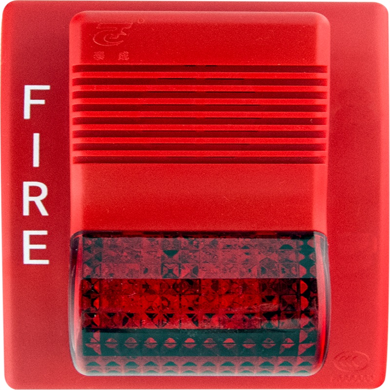 (image for) Horn strobe flash and sounder fire alarm